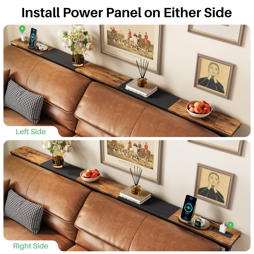 Narrow Console Table with Power Outlet M921