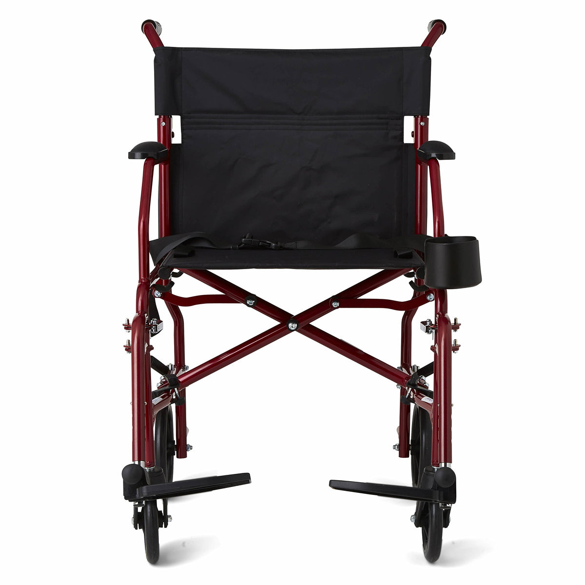 Ultra Lightweight Foldable Transport Wheelchair 19-Inch Seat G95665