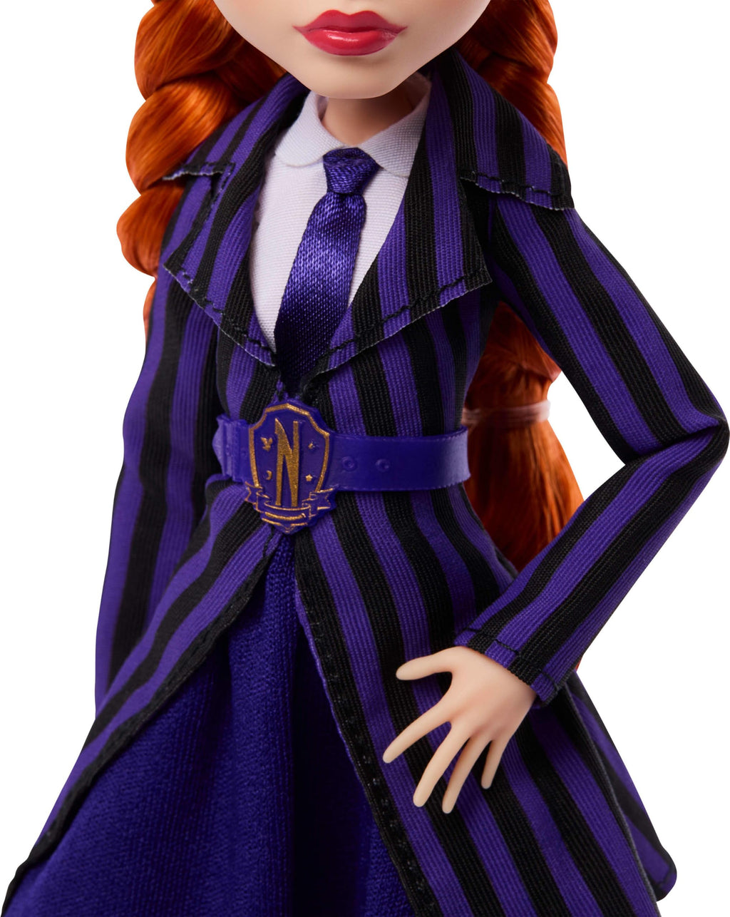 Purple Nevermore Academy Uniform Doll with Accessories P247