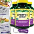 Cinnamon Supplement 1000mg Vegetarian Capsules 1200 Total Z195