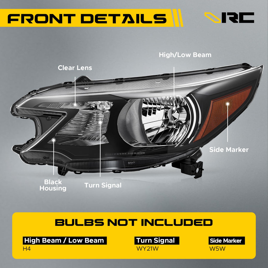 Headlight Compatible with 2012-2014 Honda CR-V Halogen Type N9810