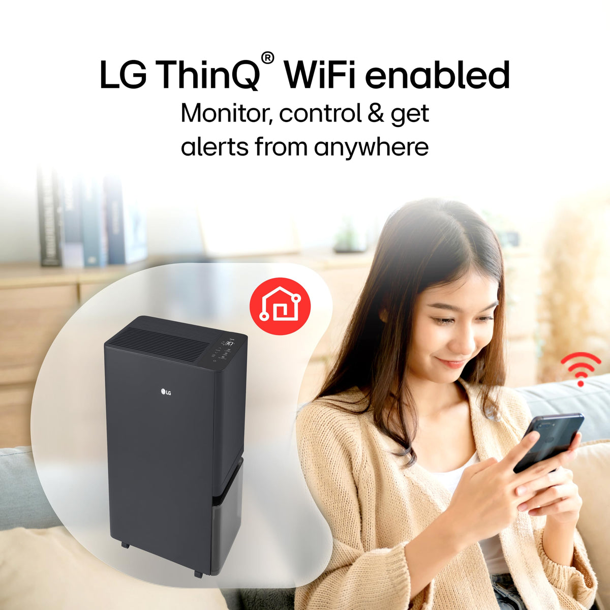 50 Pint/day WiFi Dehumidifier with Drain Hose X352