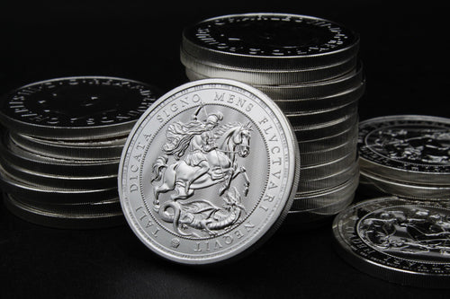 1 oz Silver Saint George and the Dragon £2 J182
