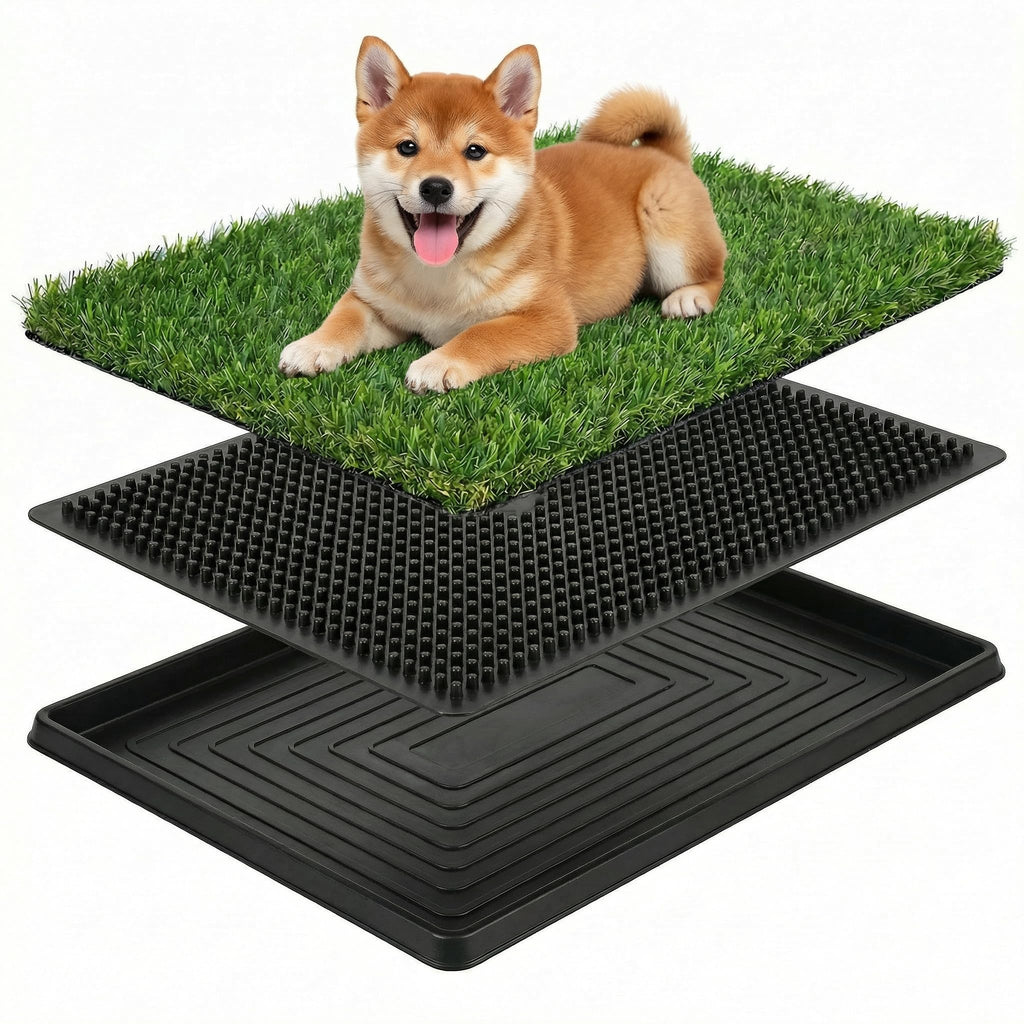 Dog Grass Pad with Tray J923
