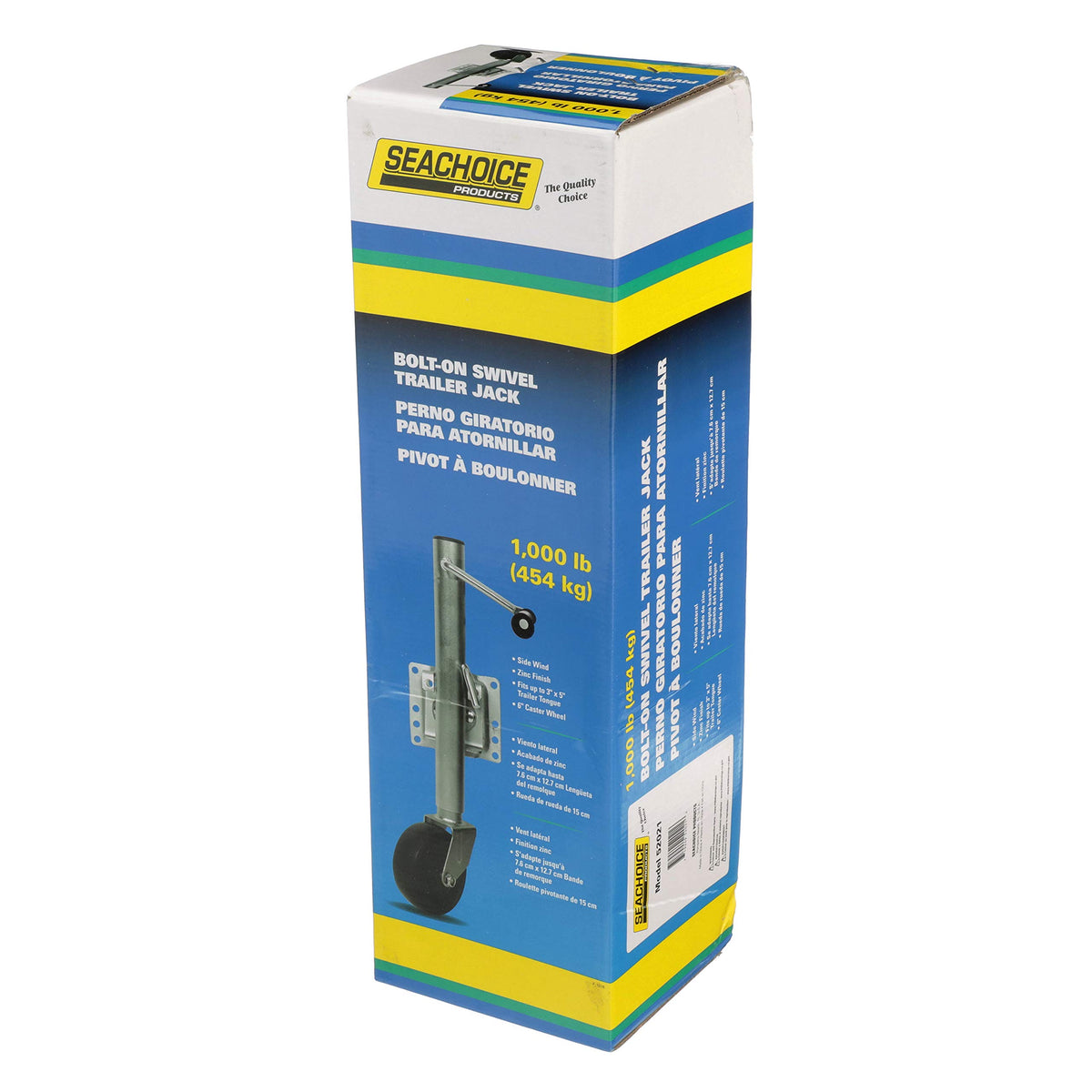 Fold Up Trailer Jack, 22-7/8 In., 1,000 Lbs J91839