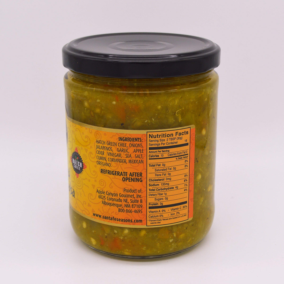 Fire Roasted Green Chile Salsa 16 Ounce B34636