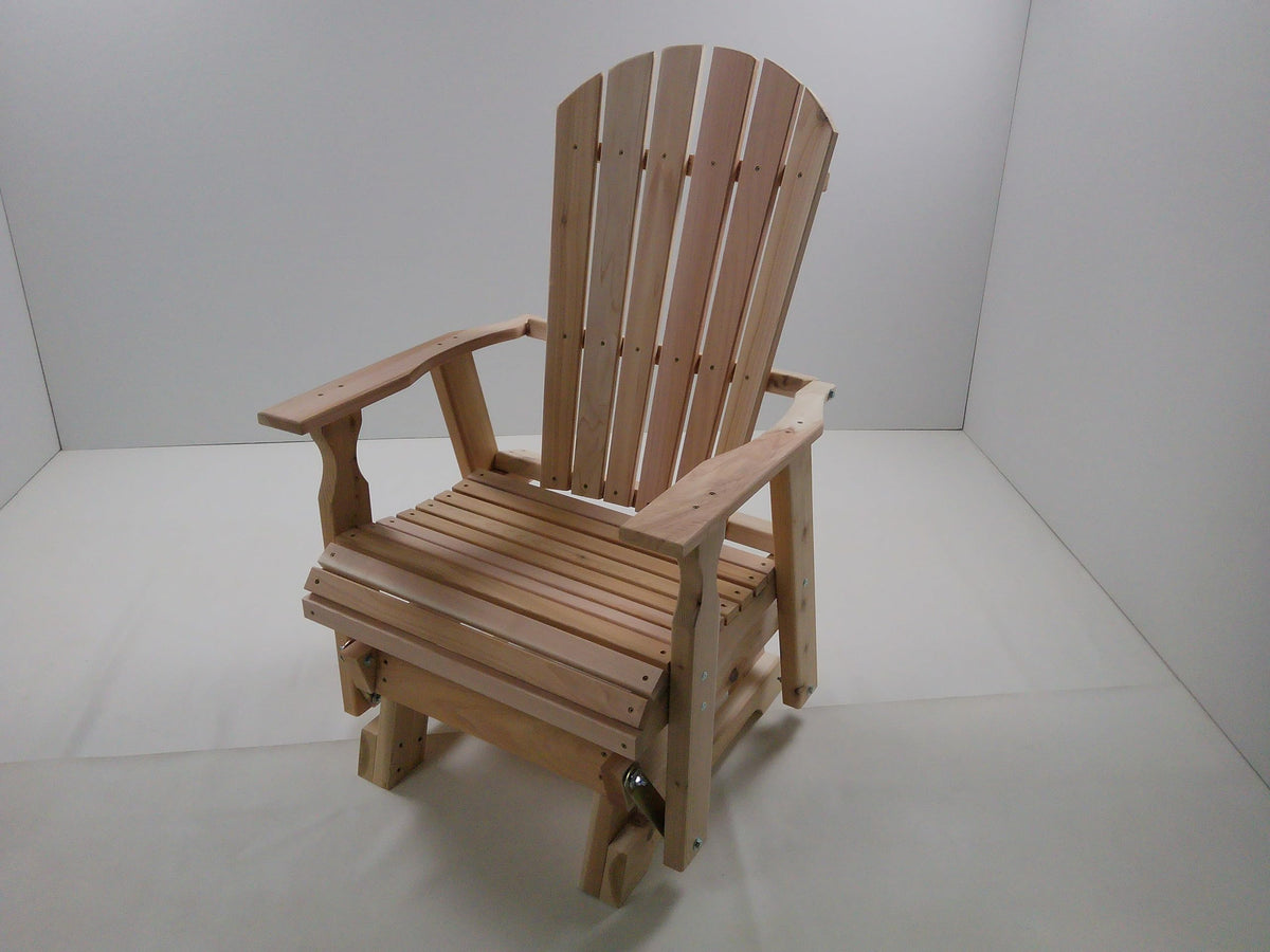 2 Foot Natural Cedar Adirondack-Style Glider D484