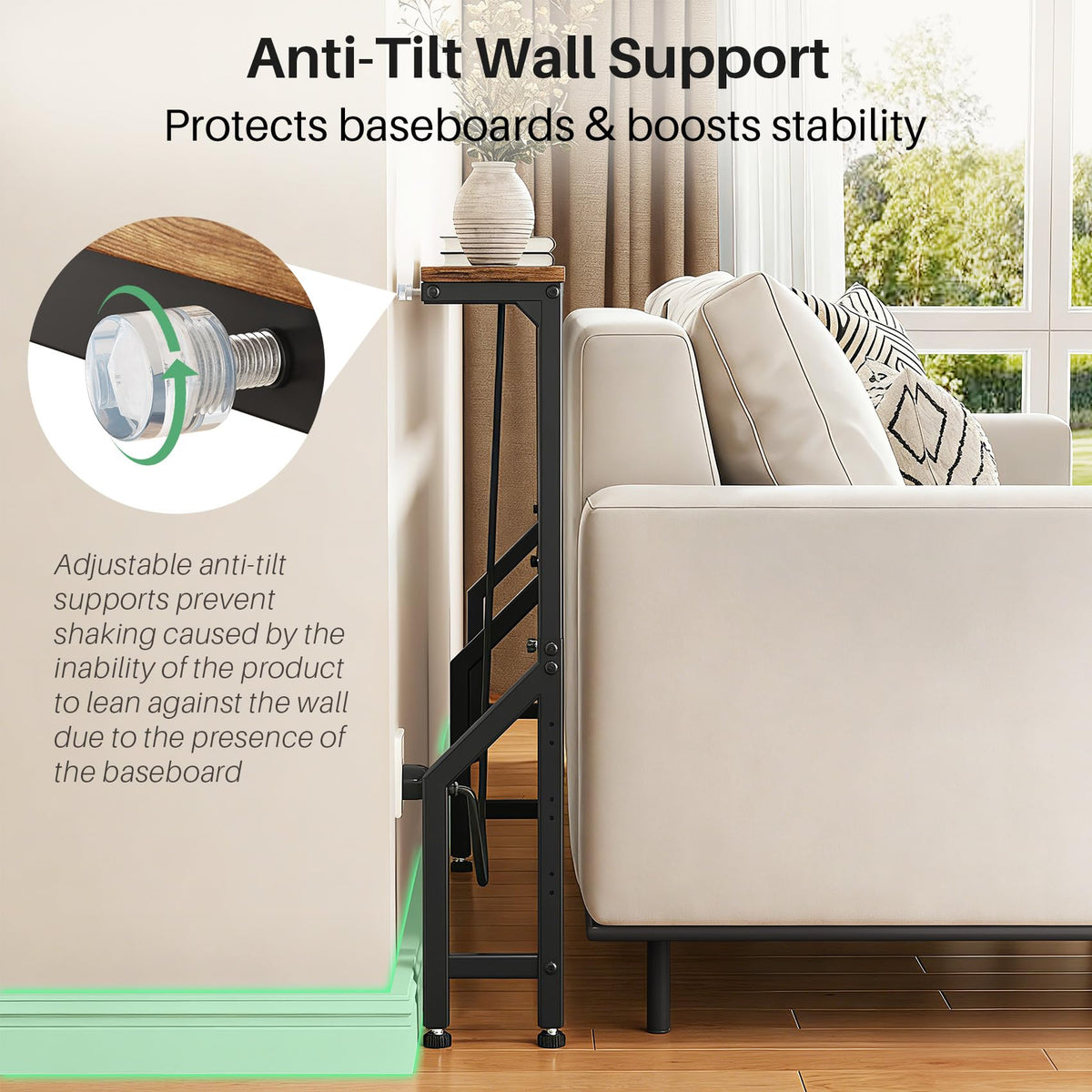 Narrow Console Table with Power Outlet M921