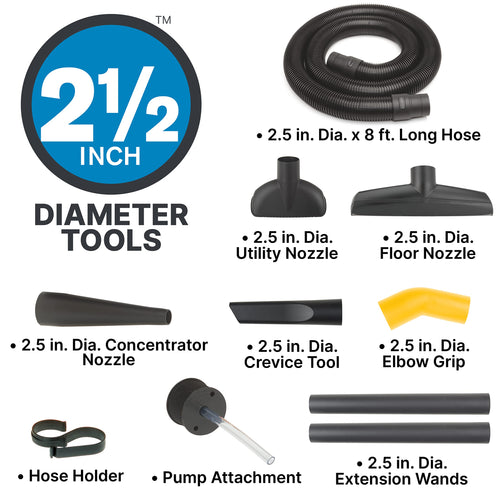 18 Gallon Wet/Dry Utility Vacuum J320