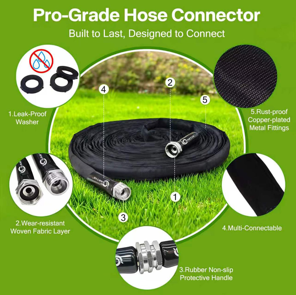 100 ft x 5/8 in Black All-Weather Garden Hose V56867