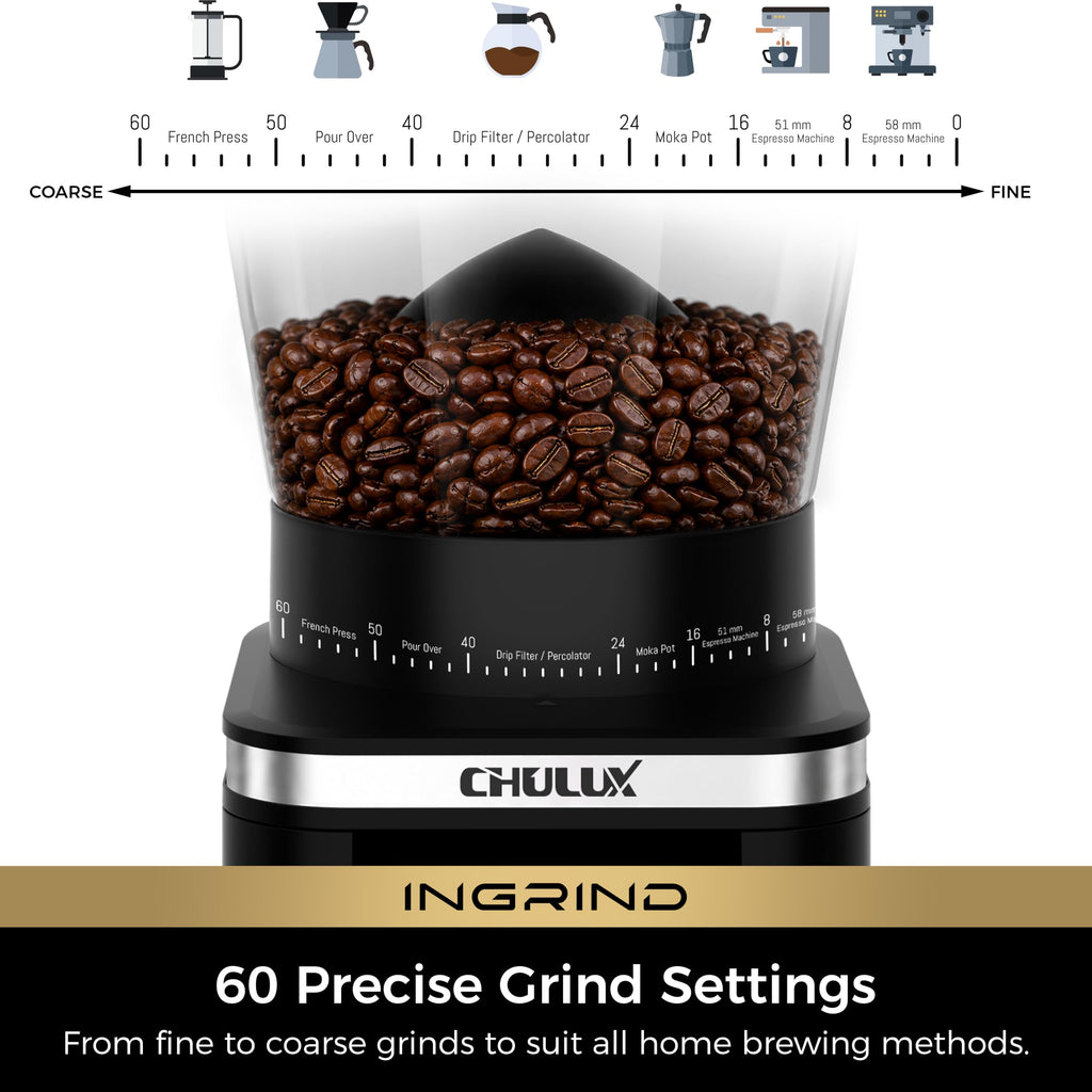 Espresso Machine with Conical Burr Coffee Grinder T764435