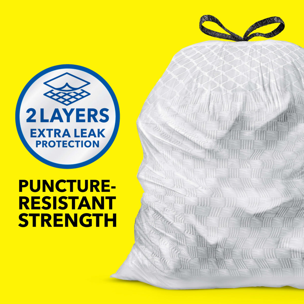 13 Gal Tall Trash Bags, 110 Ct C363