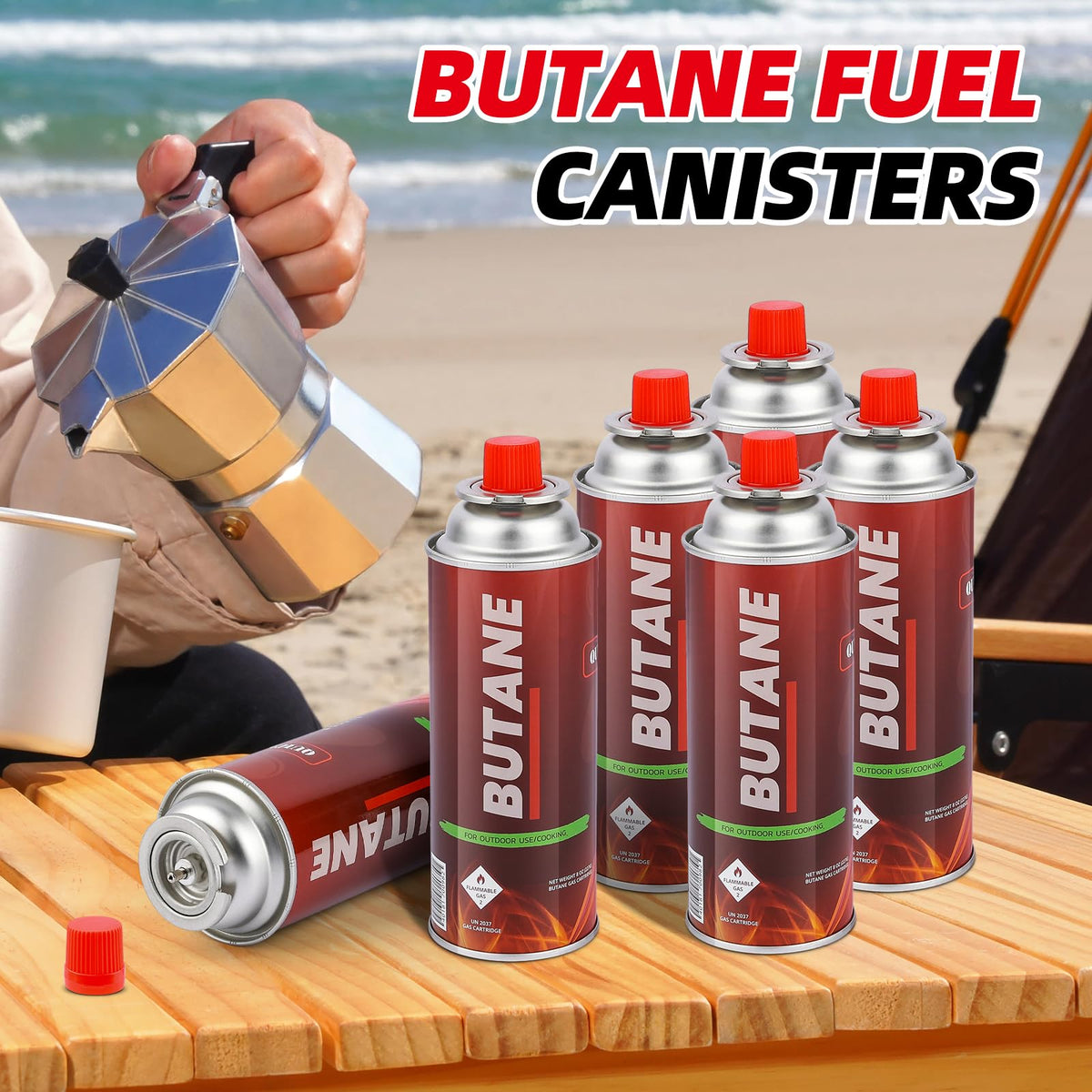 Butane 8 Ounce Canister 24 Pack N717952