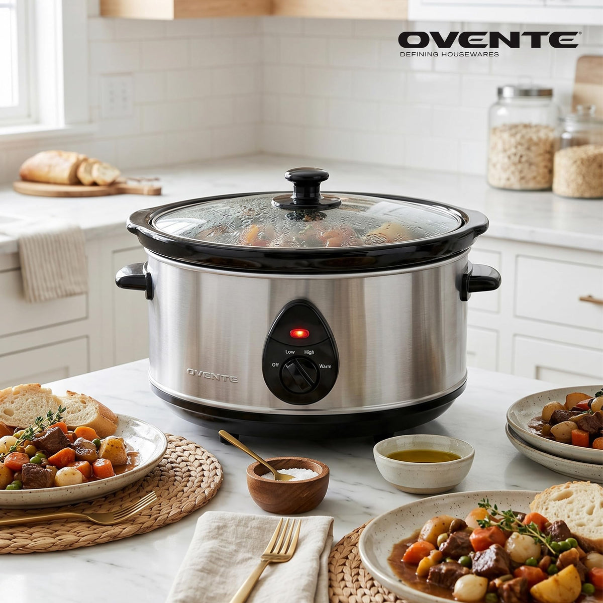 3.7 Qt Electric Slow Cooker V125