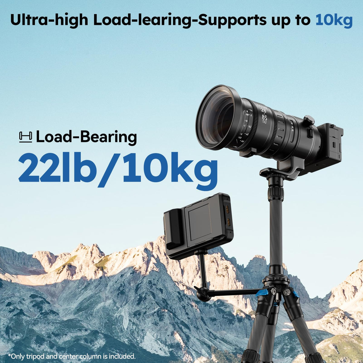 Lightweight Carbon Fiber Mini Travel Tripod F12127