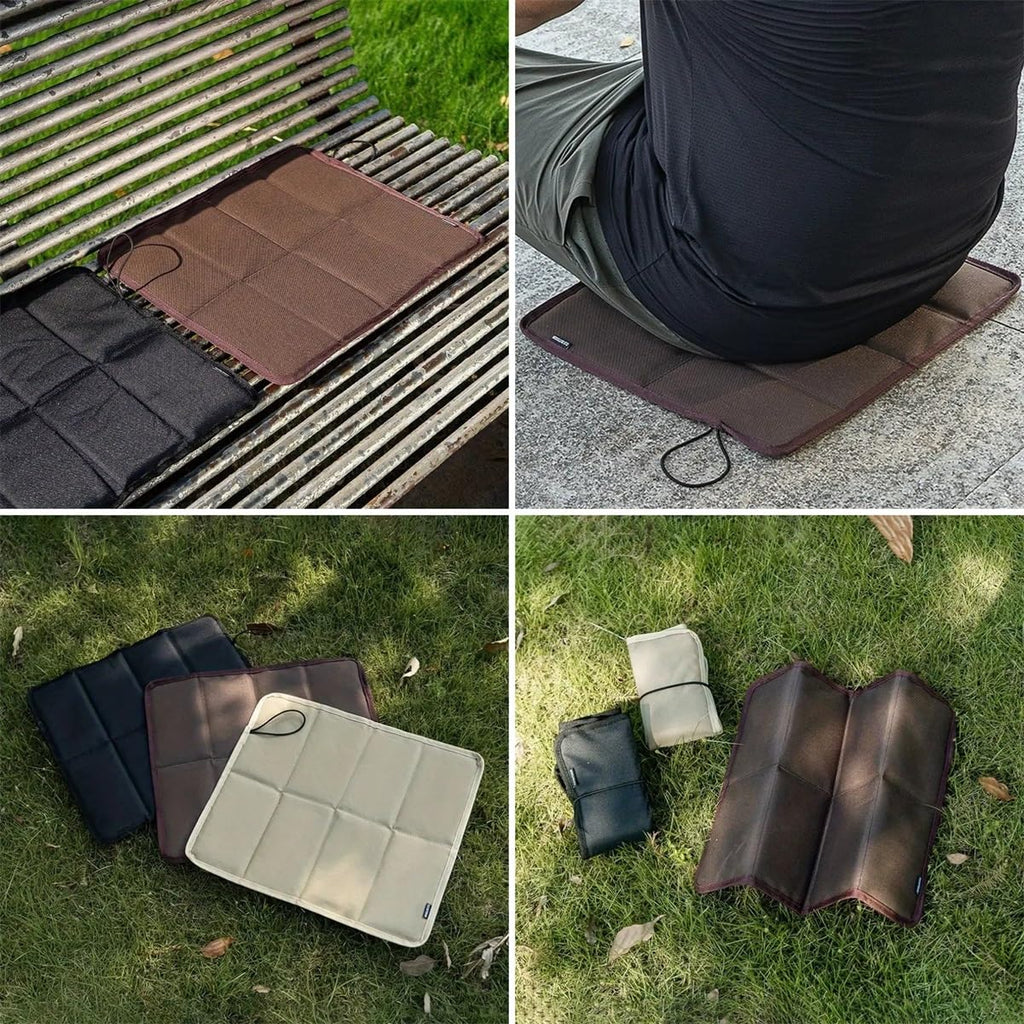 2 pcs Portable Foldable 600D Oxford Cloth Waterproof Camping Seat Cushion A83436