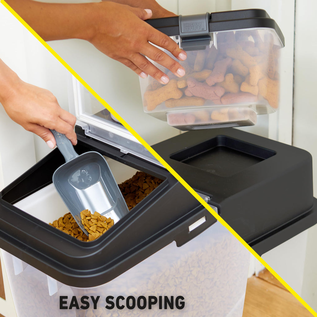 Airtight Dog Food Storage Container with Treat Container and Scoop B799
