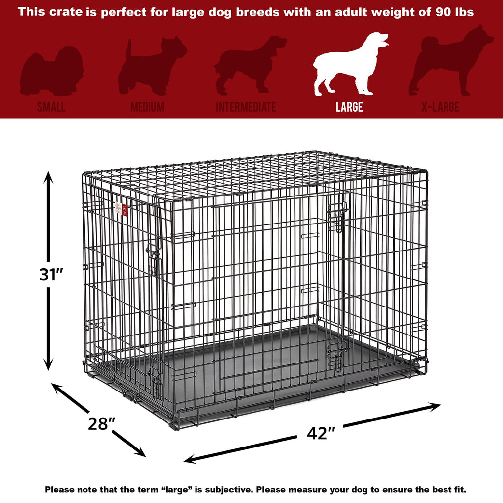 42-Inch Double Door Crate Q71702