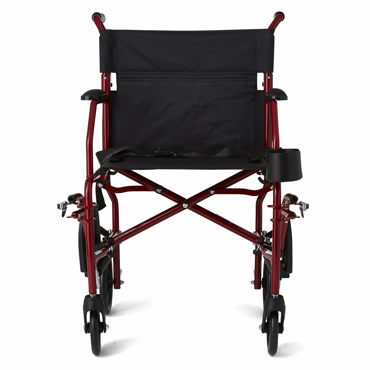 Ultra Lightweight Foldable Transport Wheelchair 19-Inch Seat G95665