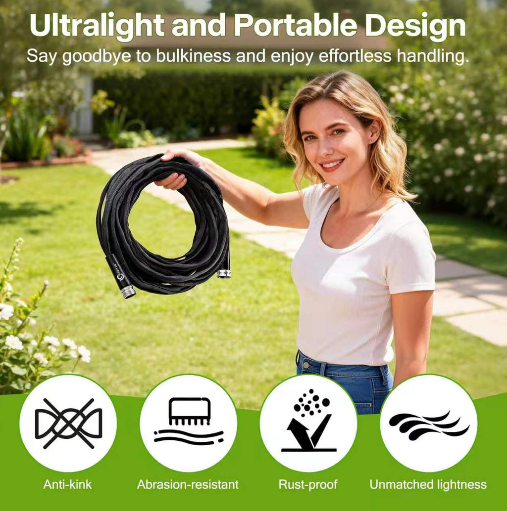 100 ft x 5/8 in Black All-Weather Garden Hose V56867