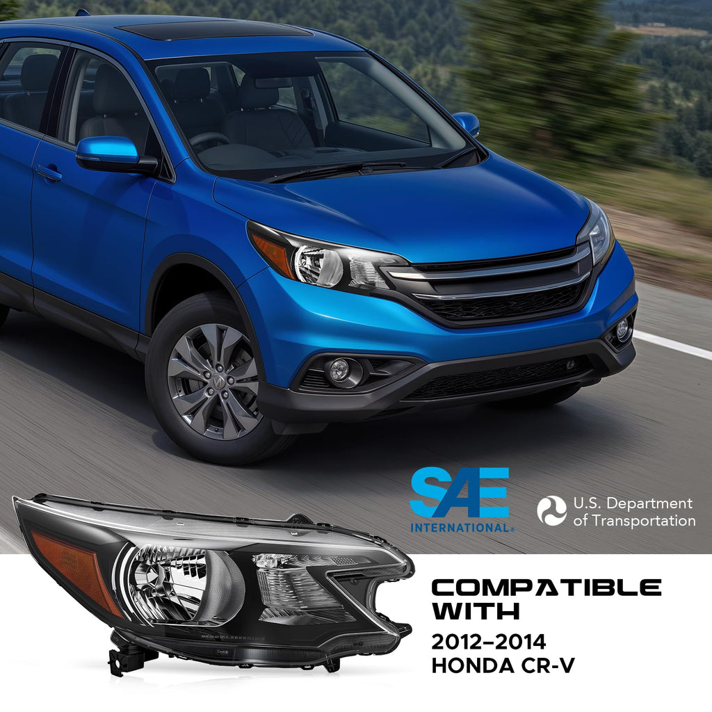Headlight Compatible with 2012-2014 Honda CR-V Halogen Type N9810
