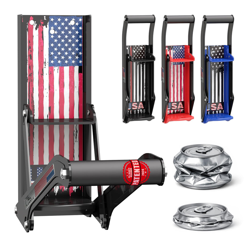Wall Mounted Heavy Duty Metal Can Crusher for 12 oz & 16 oz Aluminum Cans G49423