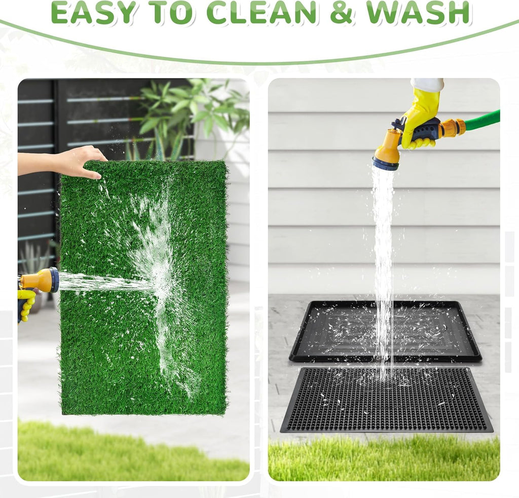 Dog Grass Pad with Tray J923