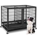 48 inch Wire Dog Crate with Divider L254
