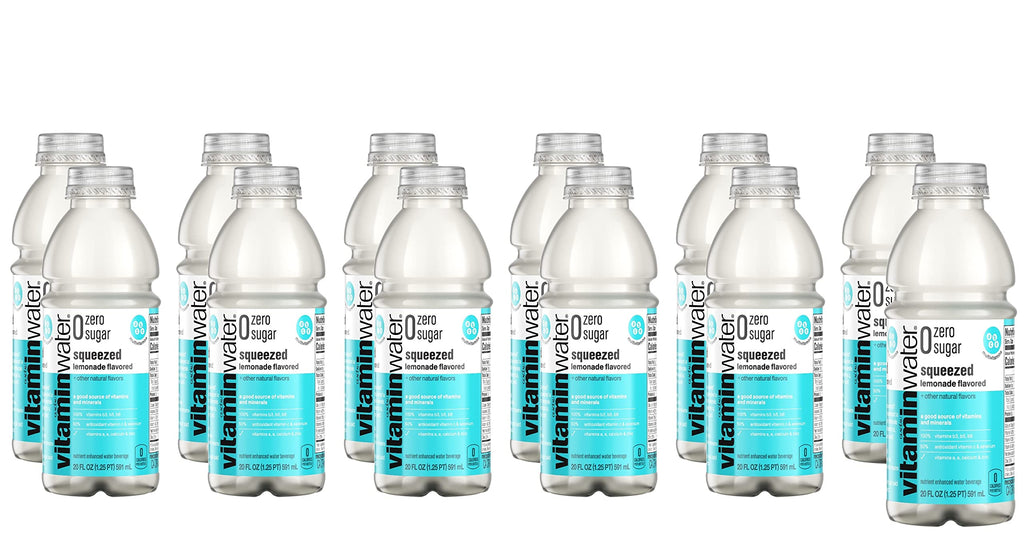 20 Fl Oz Vitamin Water ZERO Sugar Lemonade Pack of 12 S627