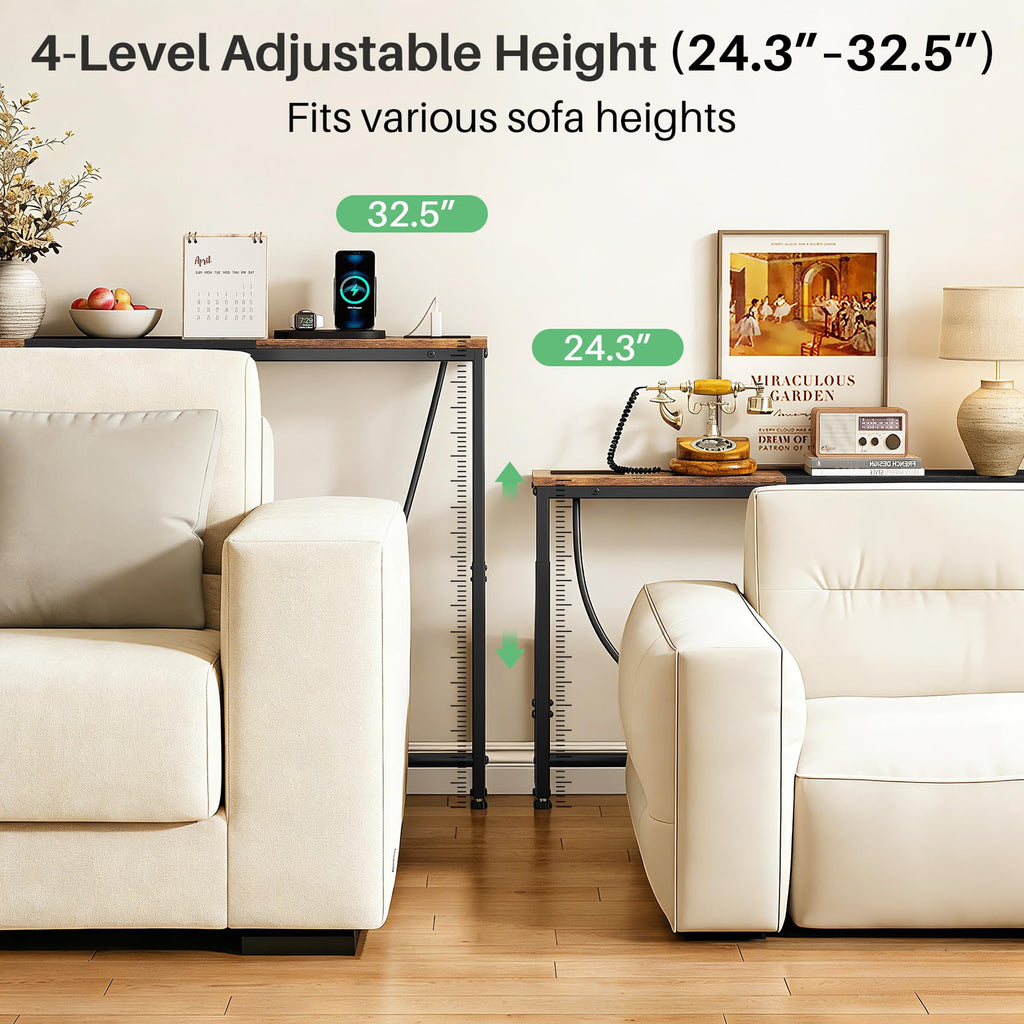 Narrow Console Table with Power Outlet M921