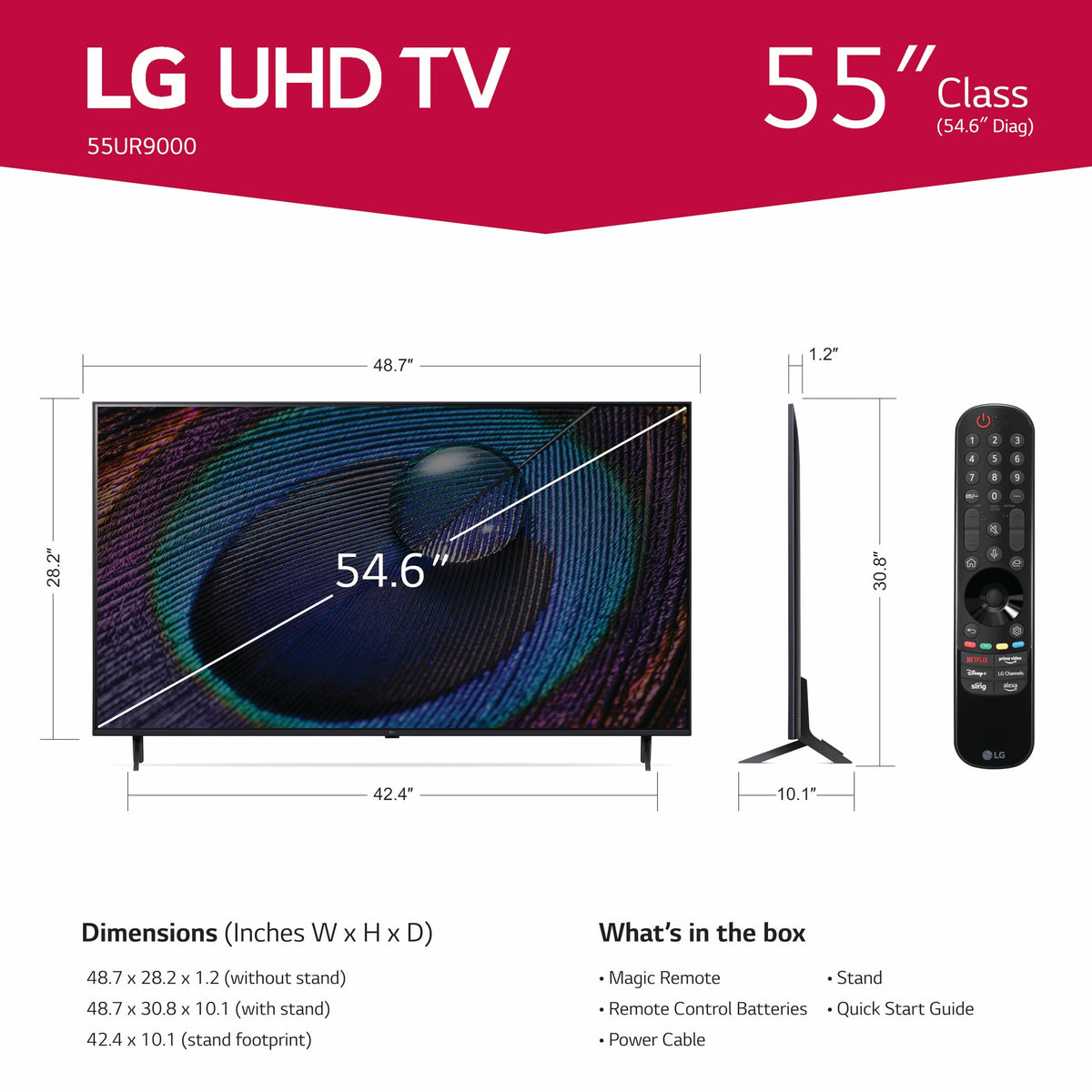 55-Inch 4K Smart TV Z973865